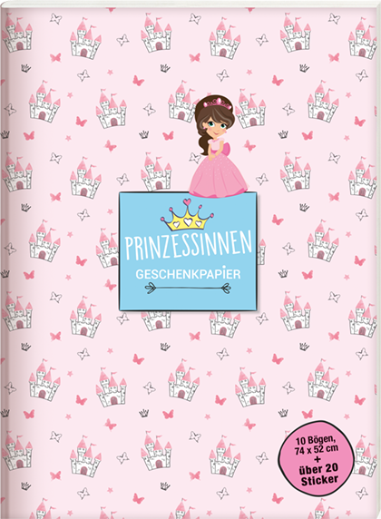 Geschenkpapierbuch. Prinzessin
